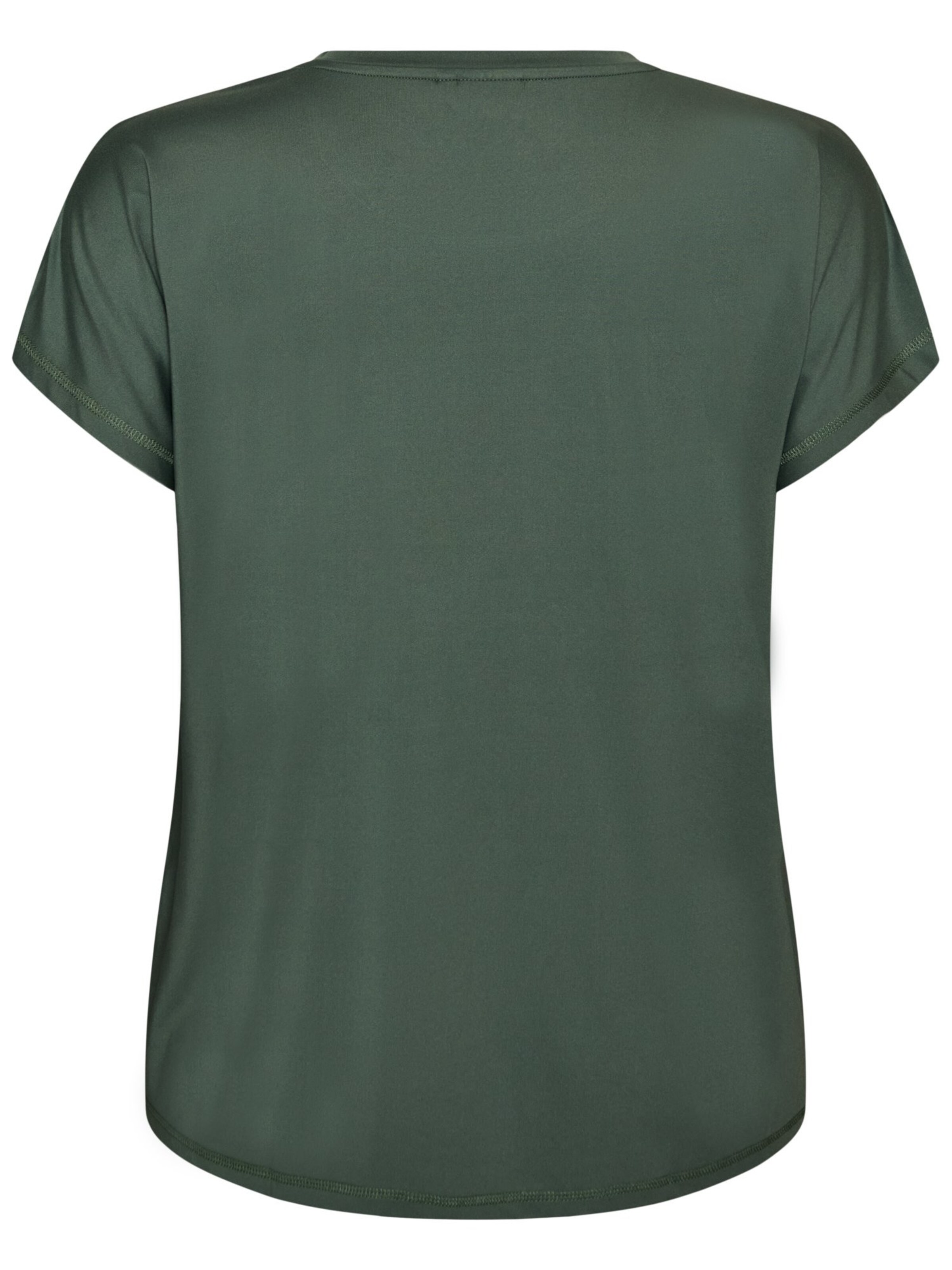 Active by Zizzi - Camisa 'ABASIC' em verde