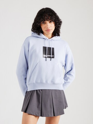 Sweat-shirt KARL LAGERFELD JEANS en bleu : devant