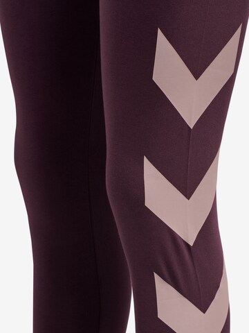 Skinny Pantalon de sport Hummel en rouge