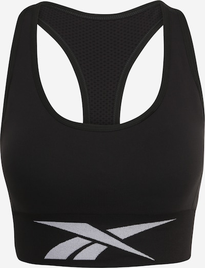 Reebok Soutien-gorge de sport 'Workout Ready' en noir / blanc, Vue avec produit