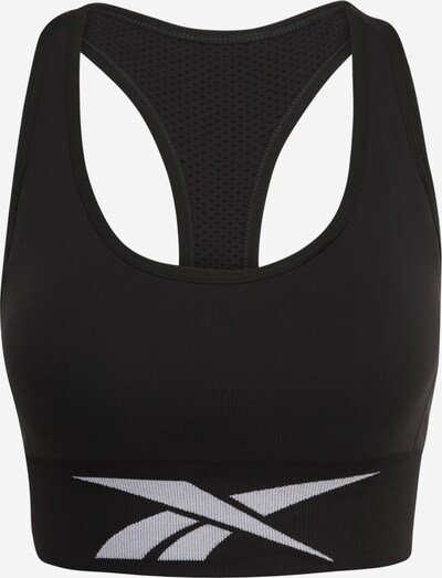 Reebok Sport Sport bh 'Workout Ready' in de kleur Zwart / Wit, Productweergave