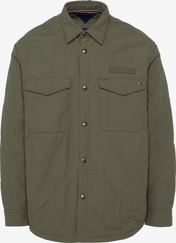 Coupe regular Chemise TOMMY HILFIGER en vert : devant