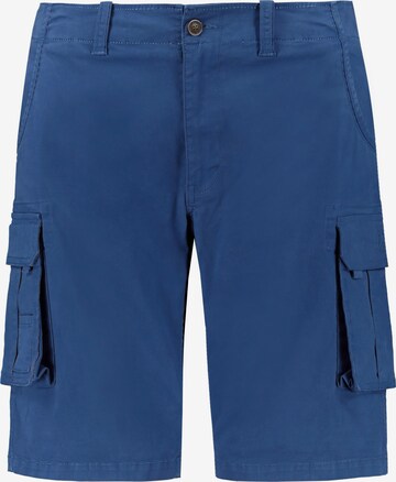 JP1880 Regular Cargobroek in Blauw: voorkant