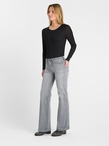Wide Leg Jean Le Temps Des Cerises en gris