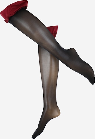 Hunkemöller Najlonske nogavice | črna barva: sprednja stran