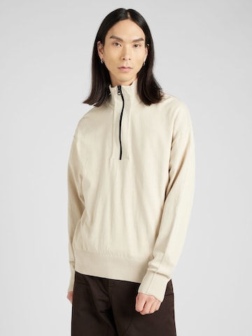 JACK & JONES Свитер в Бежевый: спереди
