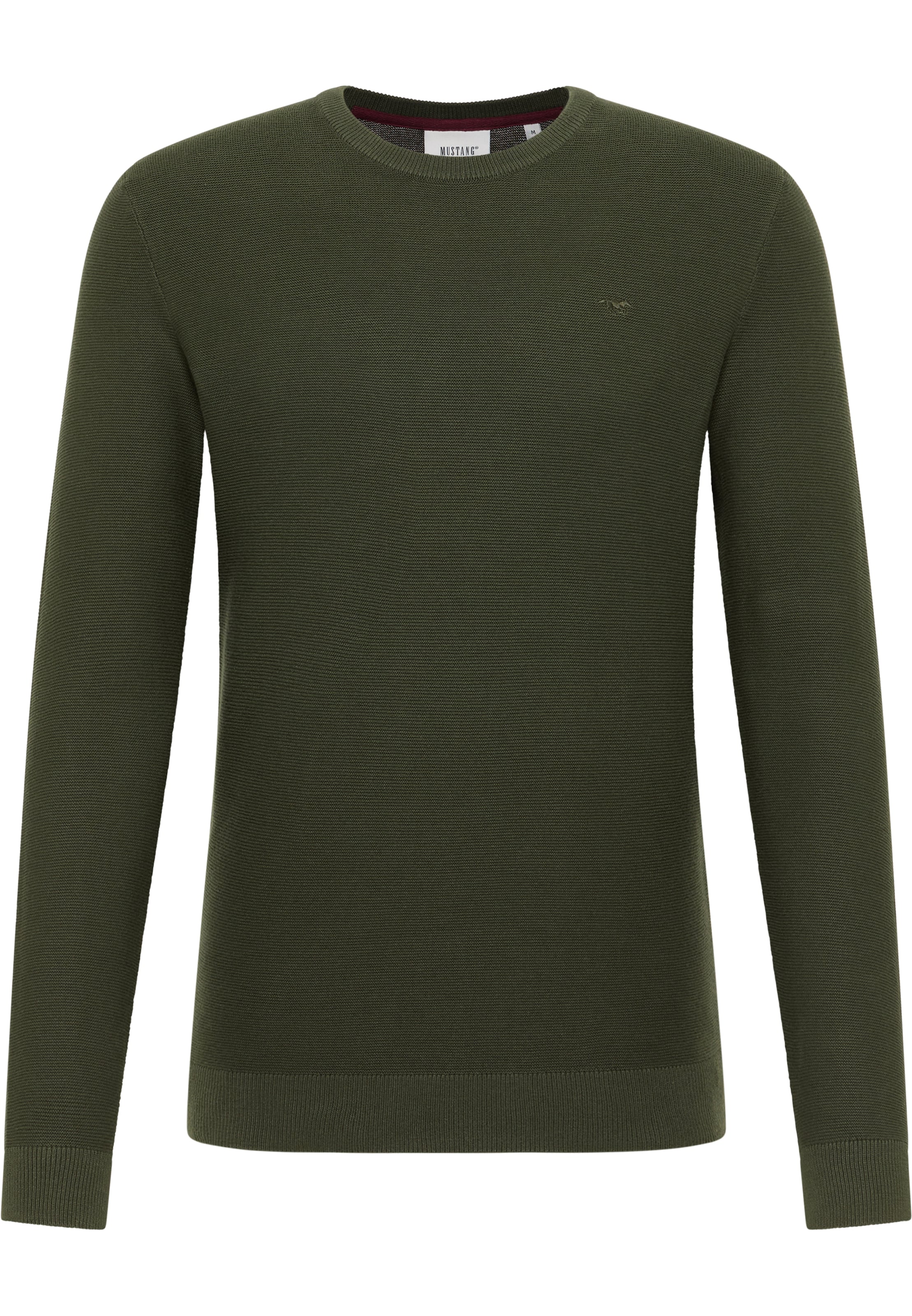 MUSTANG Pullover 'Elliot' in Grün: Vorderseite