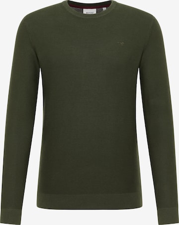 MUSTANG Pullover 'Elliot' in Grün: Vorderseite
