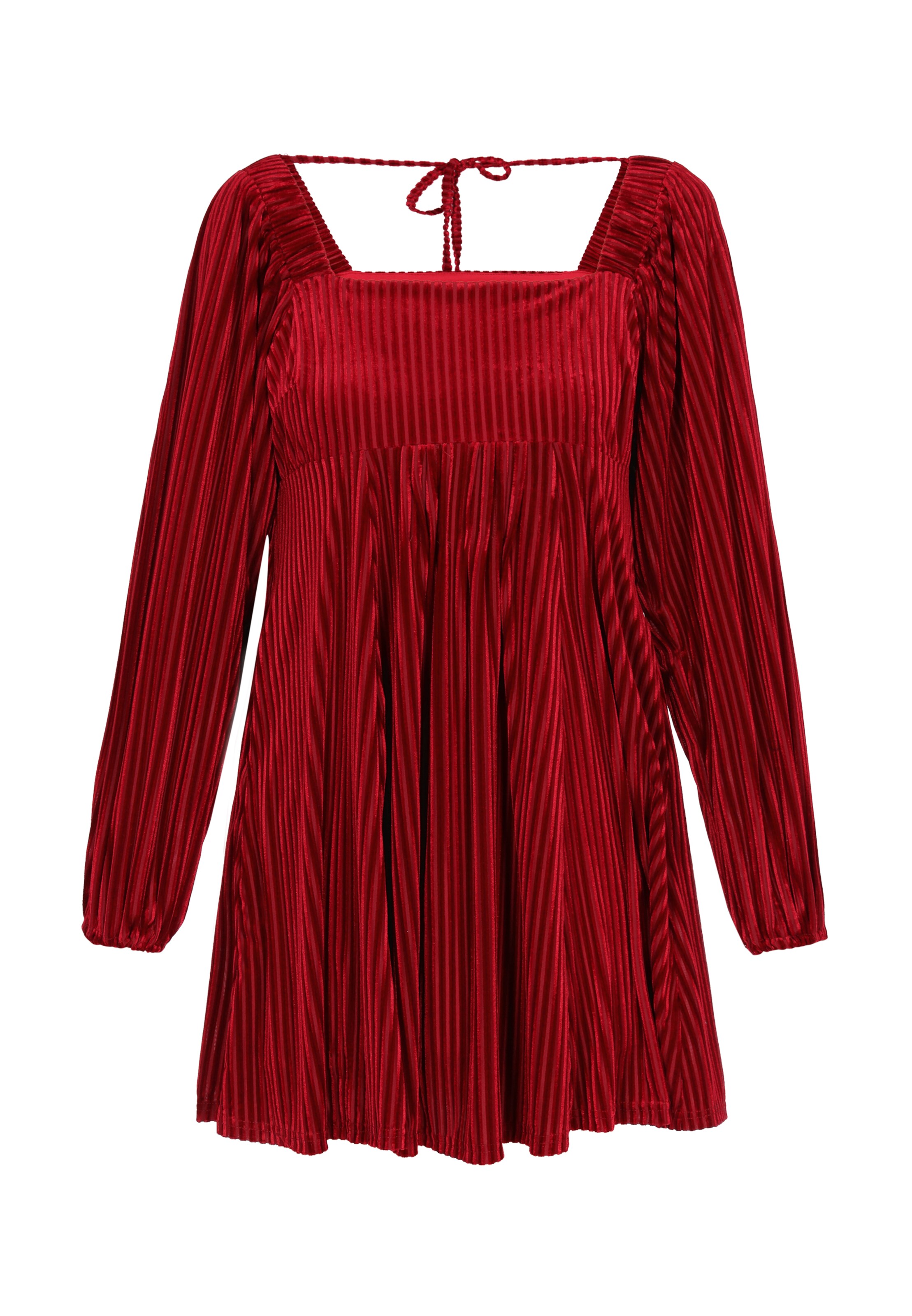 faina Kleid in Rot: Vorderseite