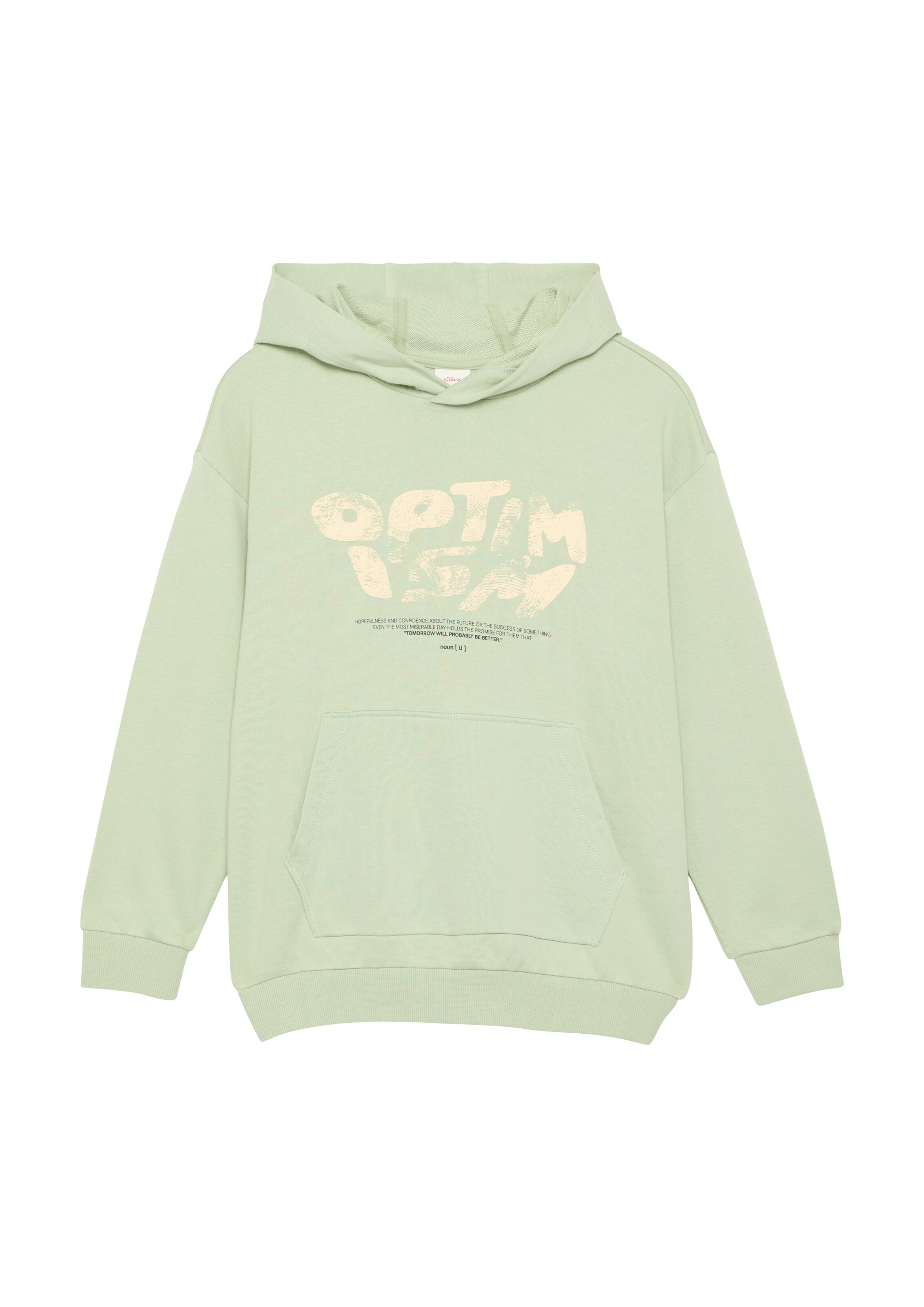 Sweat-shirt s.Oliver en vert : devant