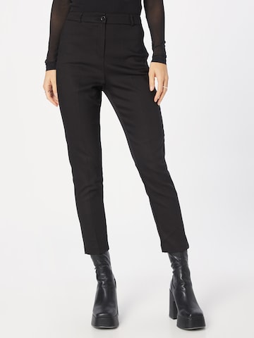 Koton Regular Trousers with creases in Black: front