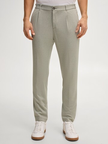 JOOP! Regular Pleat-front trousers 'Lester' in Beige: front