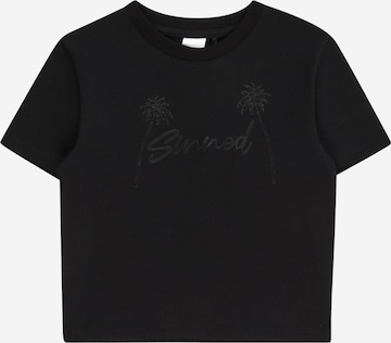 Sinned x ABOUT YOU - Camiseta 'Romeo' en negro: frente