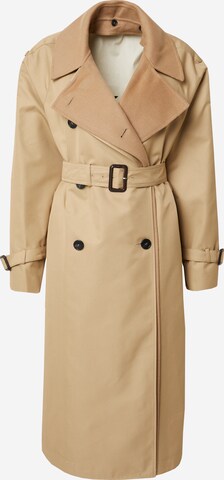 Weekend Max Mara Between-Seasons Coat 'DAPHNE' in Beige: front