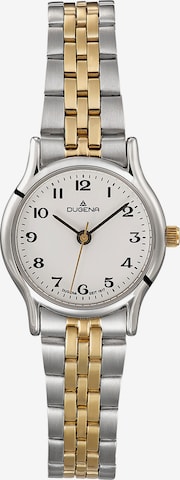 DUGENA Analog Watch in Silver: front