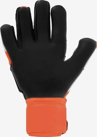 UHLSPORT Athletic Gloves in Orange