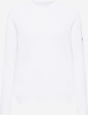 Calvin Klein Jeans Genser i hvit: forside