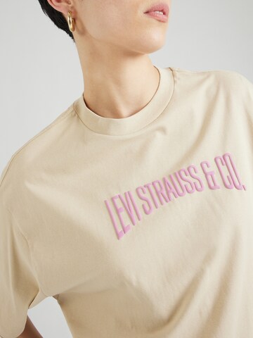 LEVI'S ® Shirt 'Graphic Short Stack Tee' in Beige