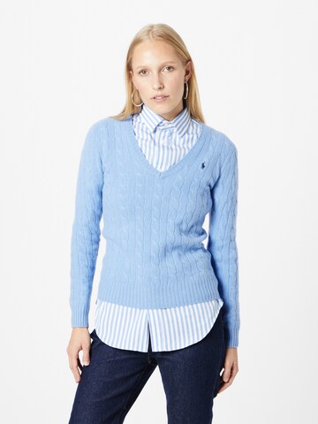 Polo Ralph Lauren Trui 'KIMBERLY' in Blauw: voorkant