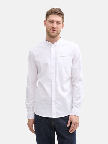 TOM TAILOR Regular fit Button Up Shirt in White: front