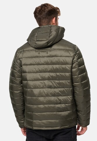INDICODE JEANS Winterjas 'Hampshire' in Groen