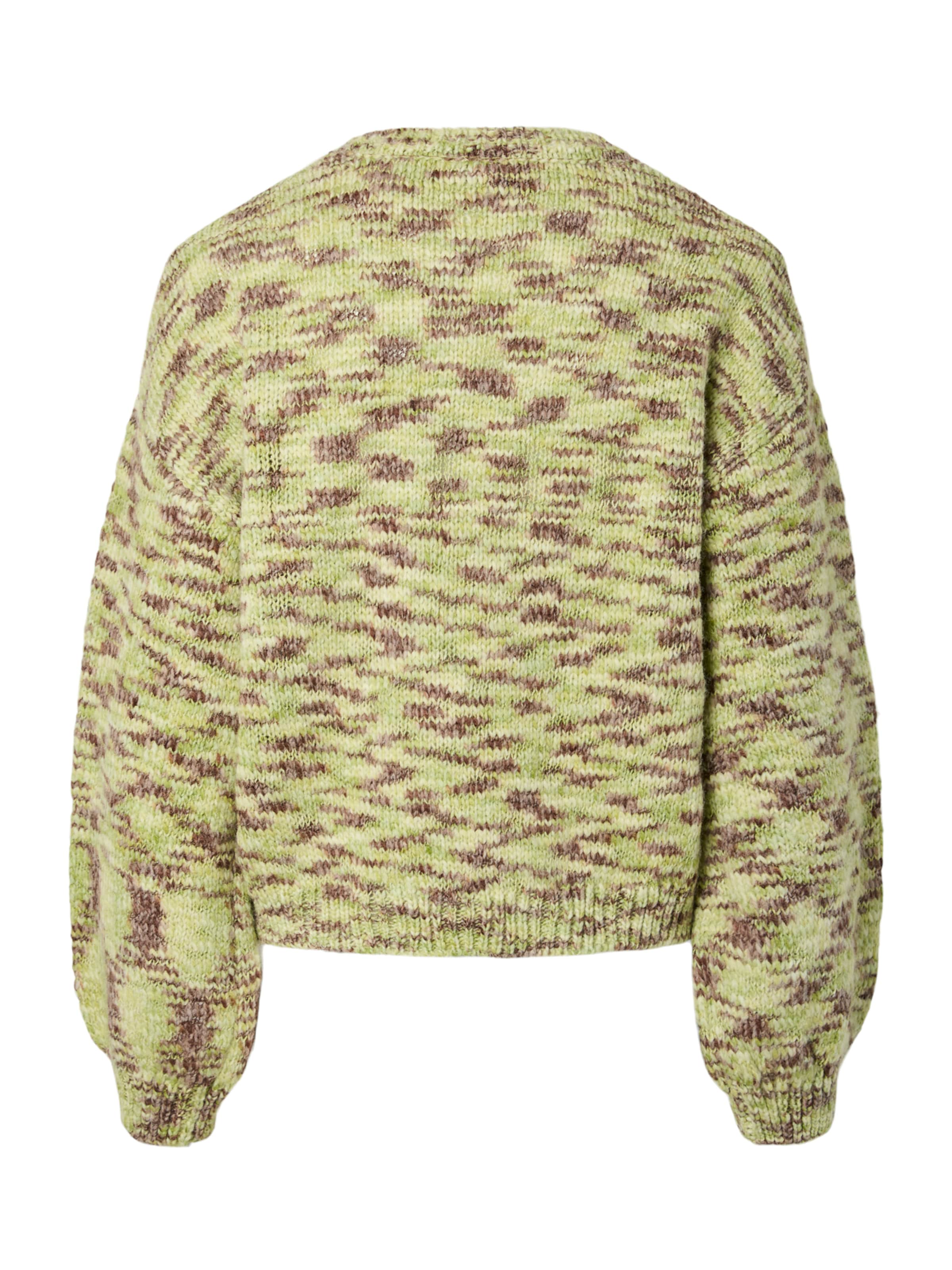 PIECES Пуловер 'PCFilla' в зелено