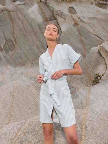 Robe d’été 'BEACHWEAR STRIPE PAL' Pink Label en bleu