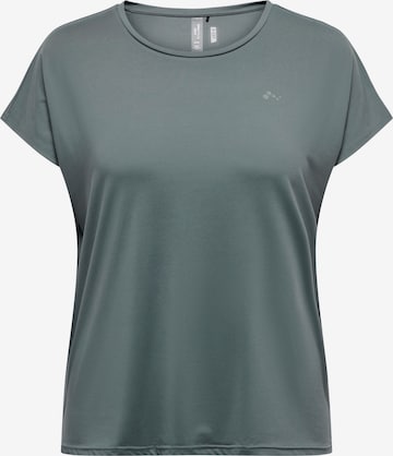 Only Play Curvy Performance Shirt in Green: front