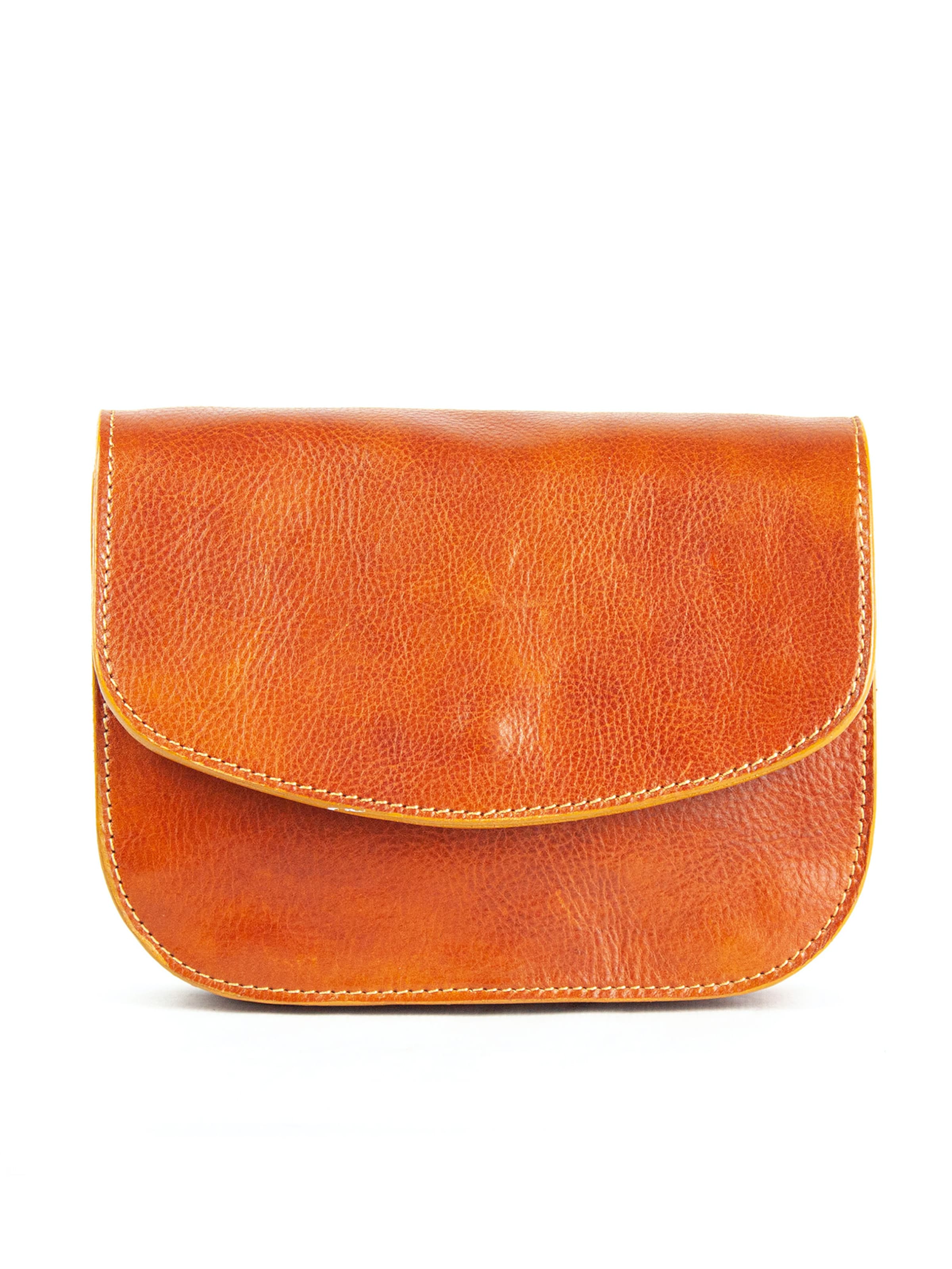 lePelou Handtasche 'ELLA'‌‌‌‌‌‌‌ in Braun: Vorderseite