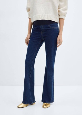 MANGO Flared Jeans in Blue: front