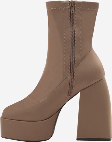 Public Desire Bootie 'CHARLIE' in Beige