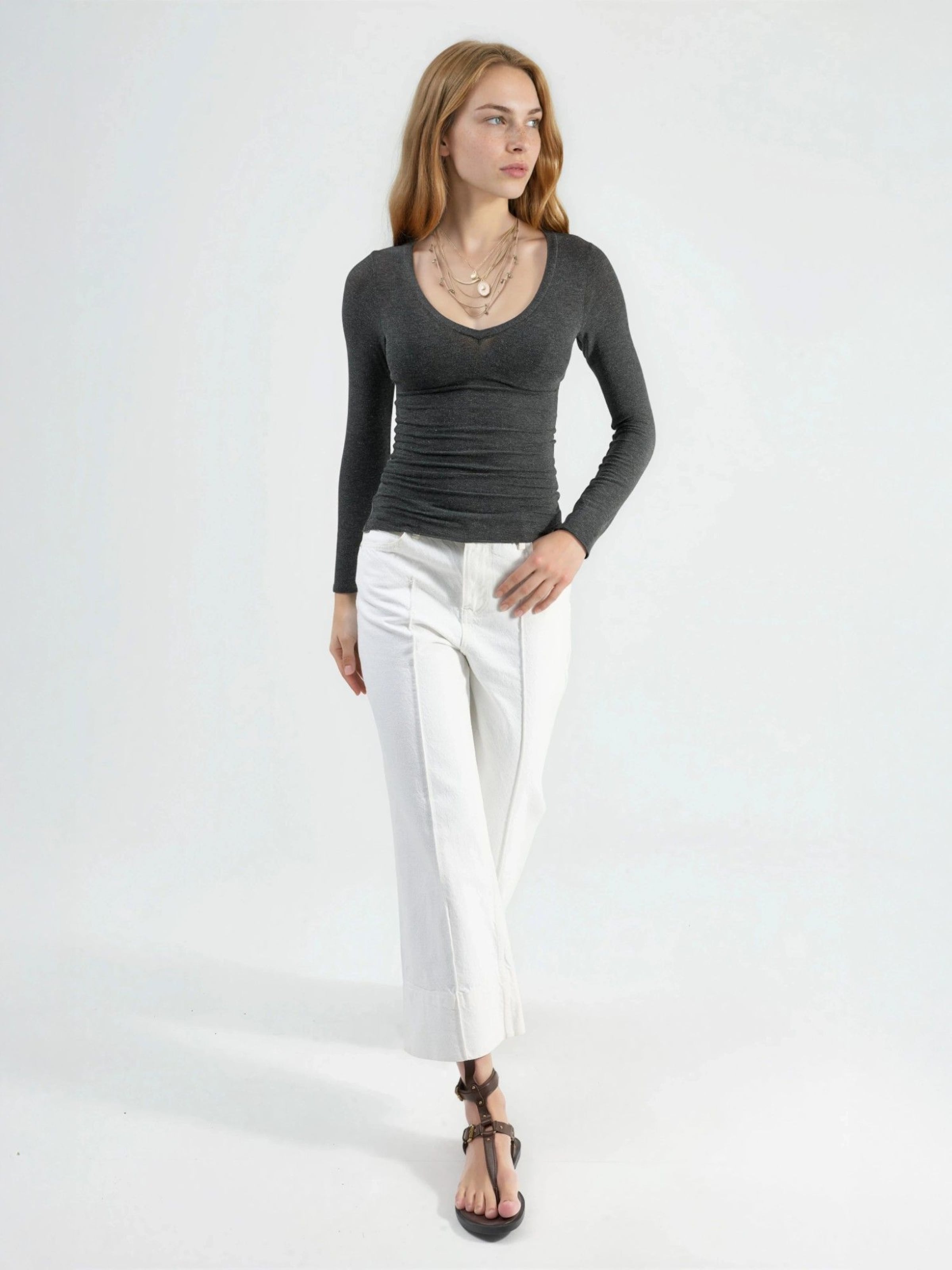 Busem Shirt in Grau
