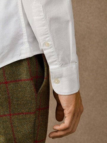 Coupe regular Chemise Hackett London en blanc
