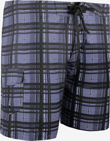 Guggen Mountain Badeshorts 'Boardshorts 1862' in Grau: Vorderseite