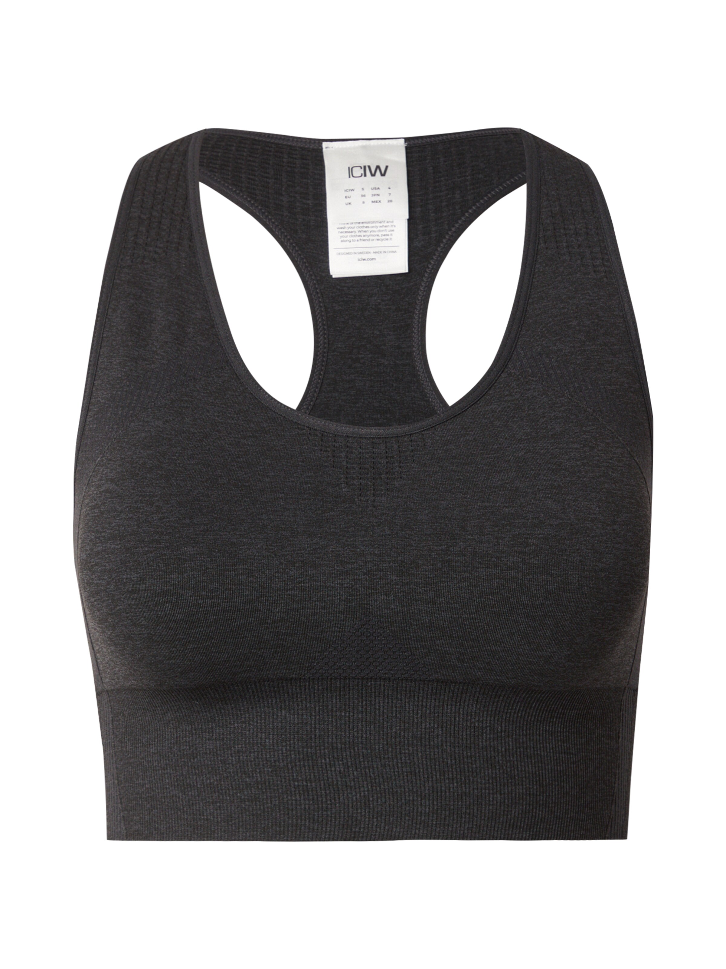 ICANIWILL Bralette Sports bra in Grey: front