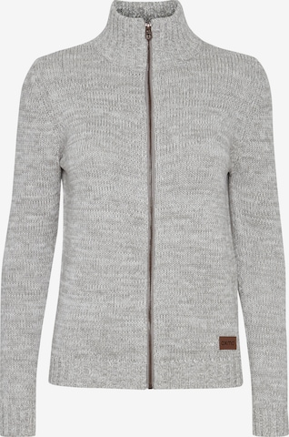 Oxmo Knit Cardigan 'Phenix' in Grey: front