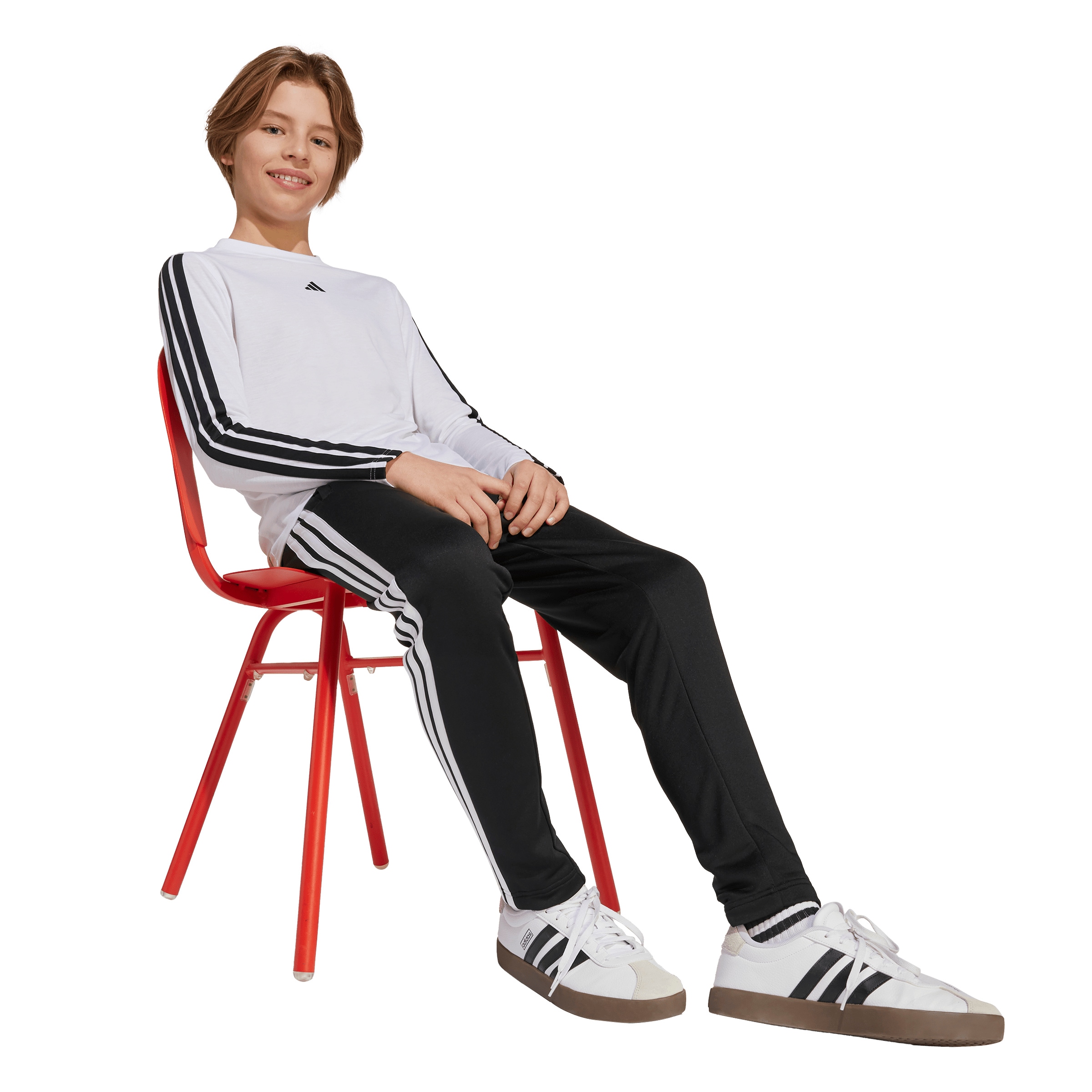 ADIDAS SPORTSWEAR Normalny krój Spodnie sportowe 'Train Essentials' w kolorze czarny