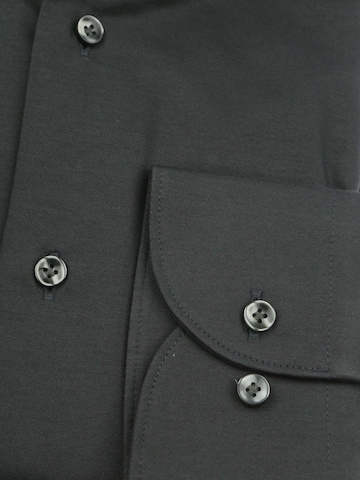 Profuomo Slim fit Button Up Shirt 'Knitted' in Green