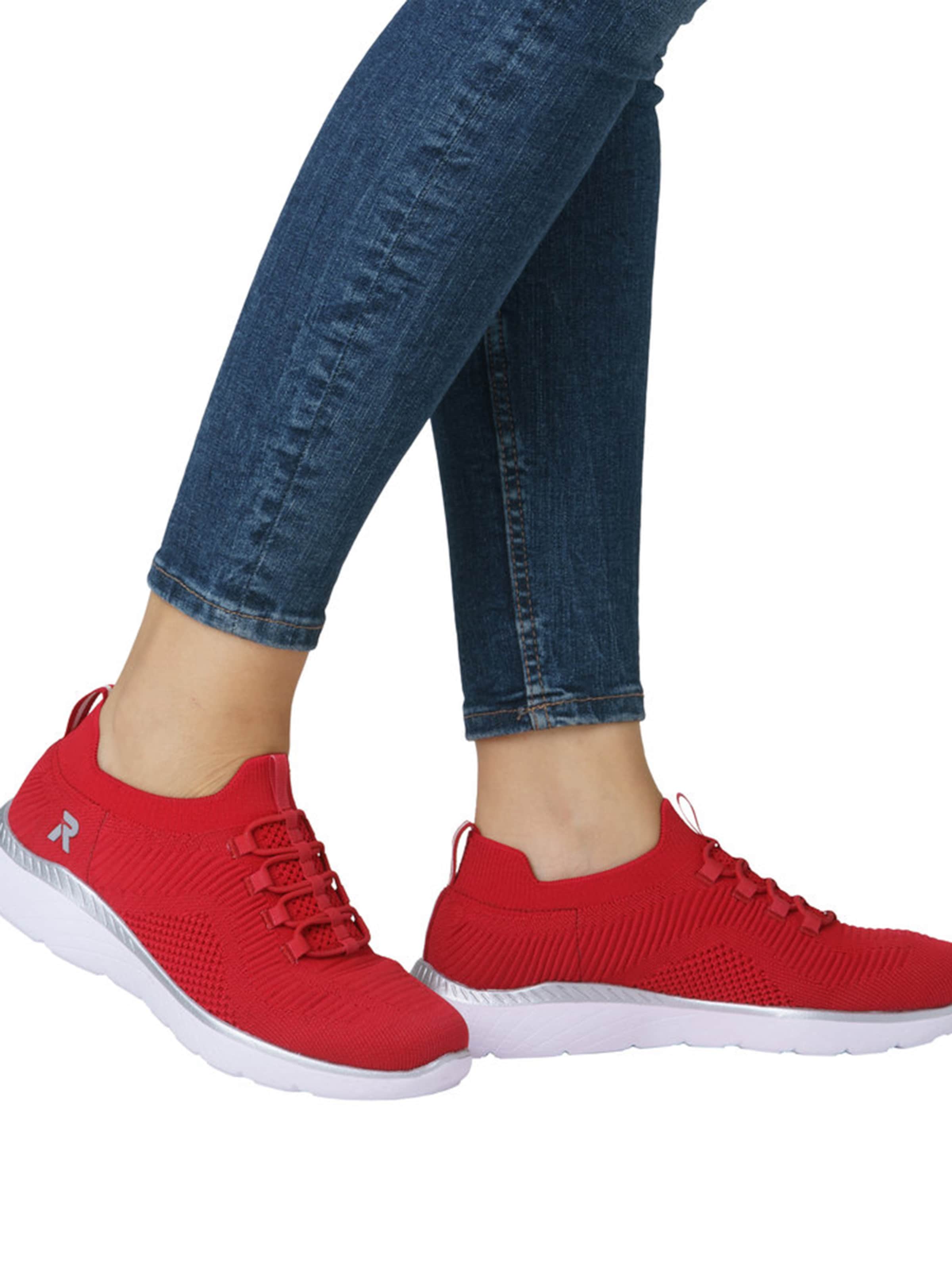 Slip on 'M5074' Rieker Sport en rouge