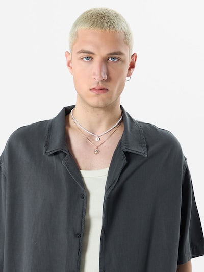 VAMOS CLO Button Up Shirt in Dark grey, Item view