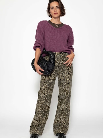 SASSYCLASSY Oversized Sweater in Purple