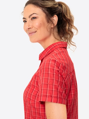 VAUDE Multifunctionele blouse ' Tacun  ' in Rood