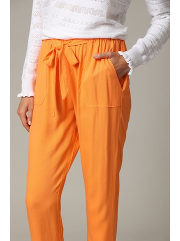 Effilé Pantalon 'Elida' Deeluxe en orange