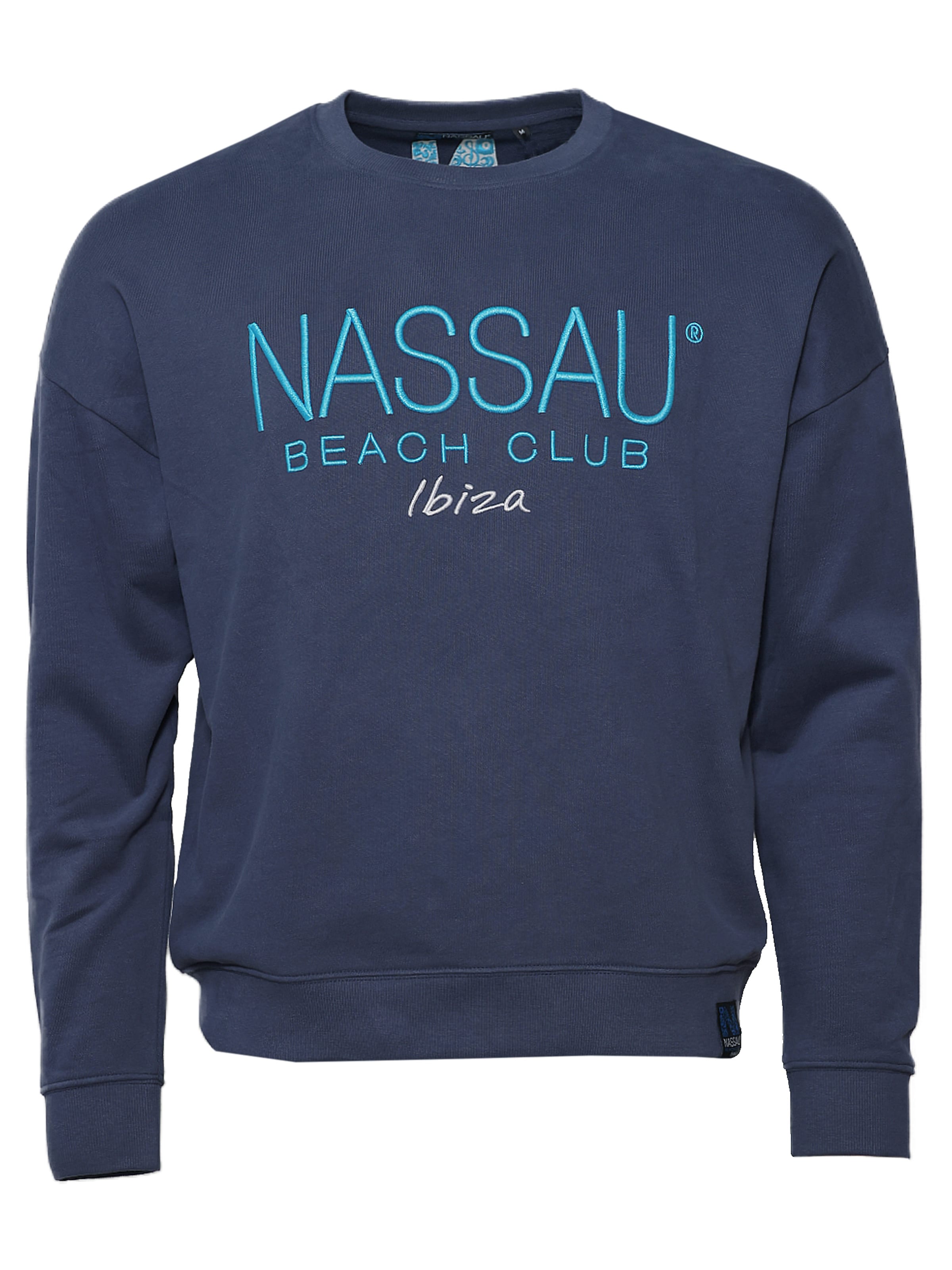 NASSAU Beach Club Sweatshirt 'NB231041' in Blau: Vorderseite