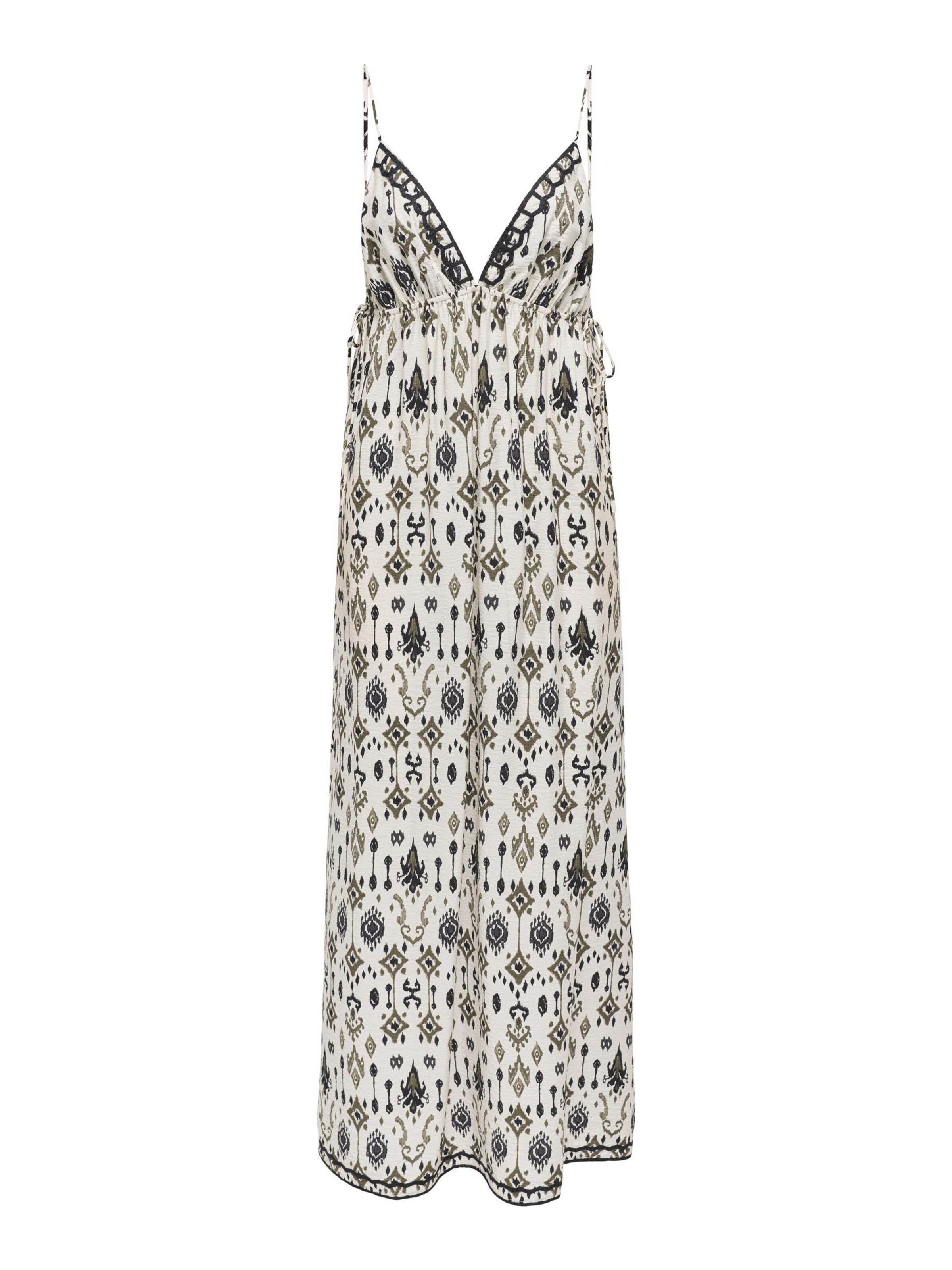 Abito estivo 'ONLElanor' ONLY di colore écru / marrone scuro / nero, Visualizzazione prodotti