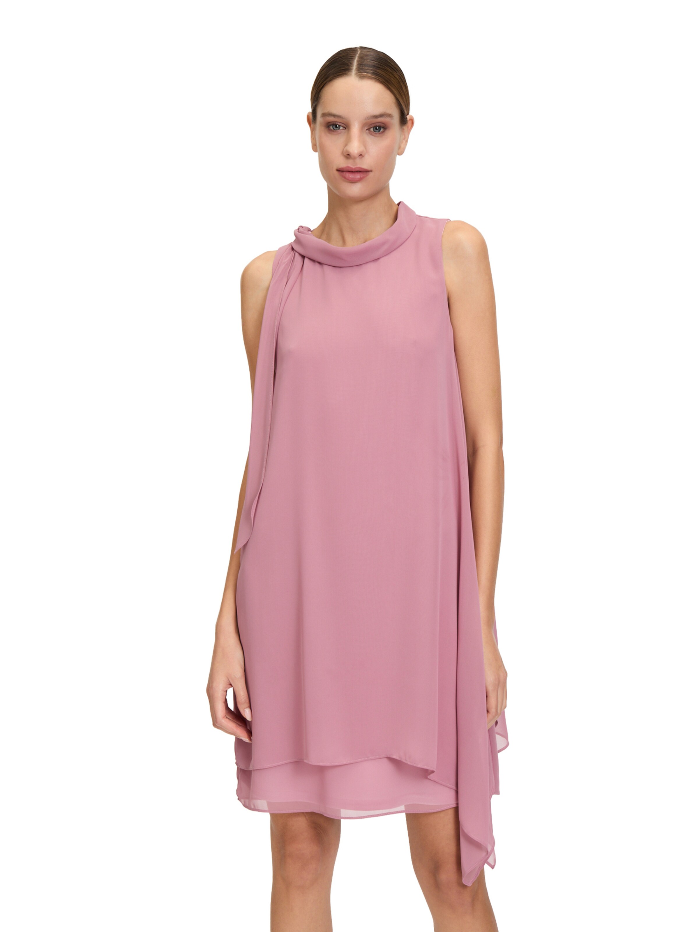 Robe de cocktail Vera Mont en rose : devant