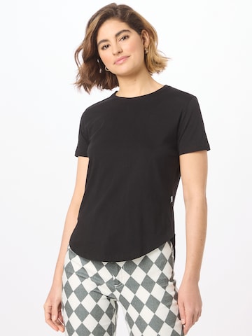 CASA AMUK - Camiseta 'Saddle' en negro: frente