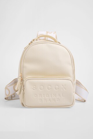 Soccx Backpack in Beige