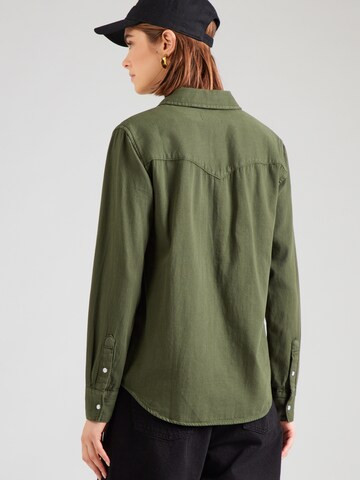 LEVI'S ® Blouse 'Ultimate Western' in Groen: terug