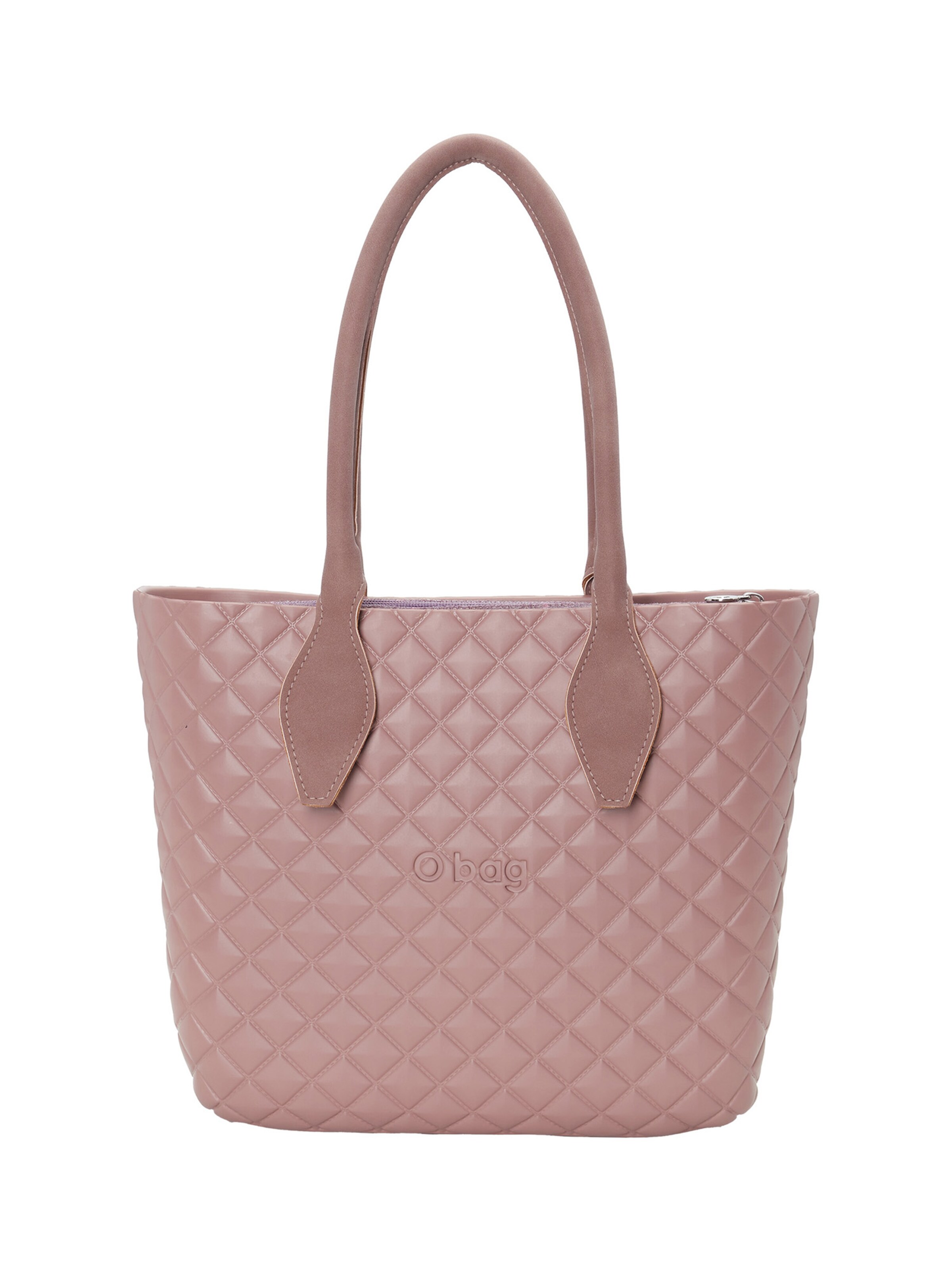 O bag Handbag in Pink: front